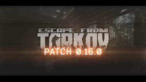 Escape From Tarkov 0 16 0 0 Patch Notes Winter Weapons And Reworks