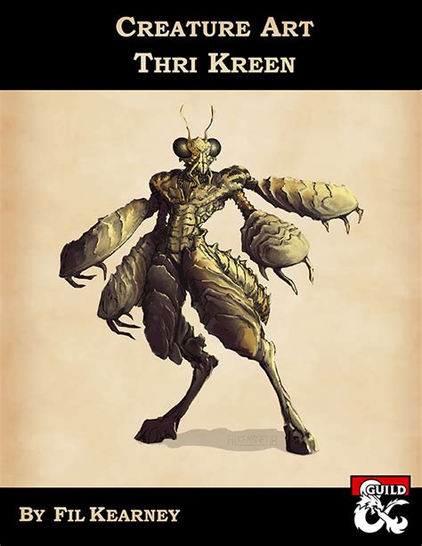 Creature Art - Thri Kreen by FilKearney on DeviantArt