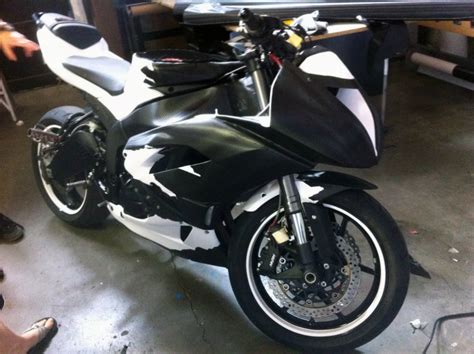 Custom Motorcycle Bike Vinyl Wrap Service