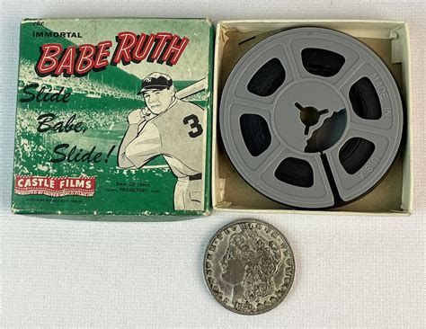 Lot Vintage S Castle Films Babe Ruth Slide Babe Slide MM