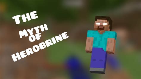 MINECRAFT ROLEPLAY The Myth Of Herobrine YouTube