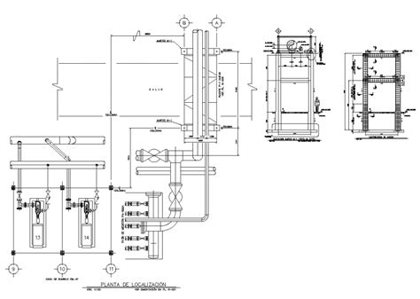 Pipe System Detail 2d View Layout Autocad File Artofit