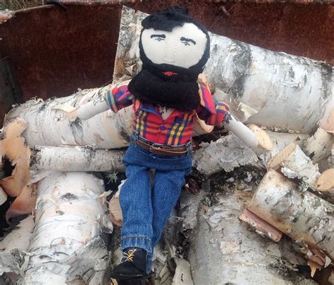 Canadian Lumberjack Doll Ooak Dolls Fabric Dolls Dolls
