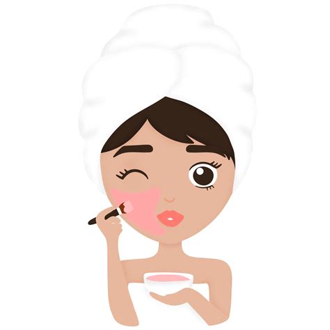 Skincare Facial Mask Woman Selflove Png