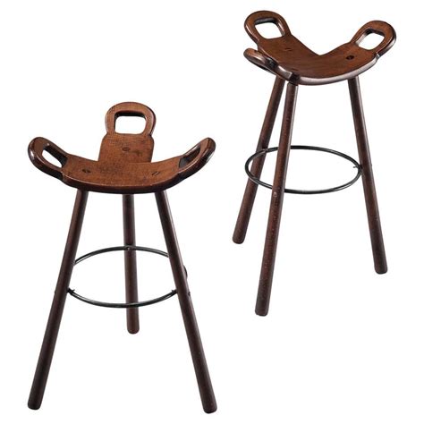 Pair Of Bentwood Bar Stools At 1stdibs Bentwood Counter Stools