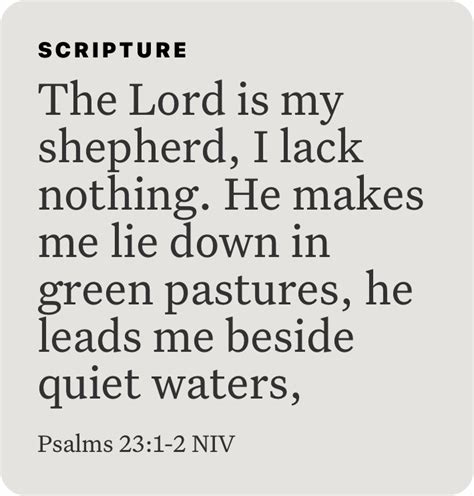 Psalm 23 1 2