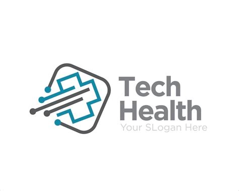 Premium Vector Health Tech Logo Designs For Medical Technology Logo