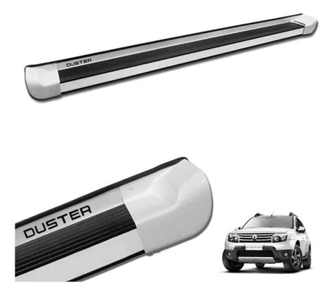 Kit Estribo Duster 2012 2013 Alumínio Branco Personalizado