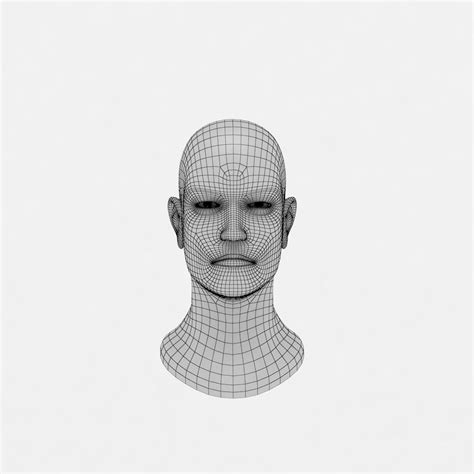 Head Base Mesh 3d Model 20 Obj Max Free3d