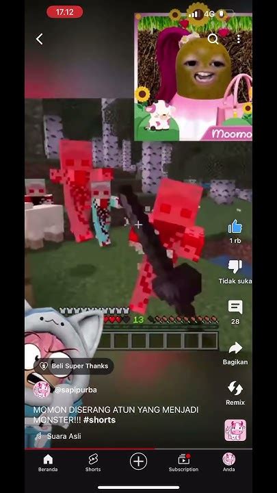 Momon Diserang Atun Yang Menjadi Monster Sapipurbabangjblox Youtube