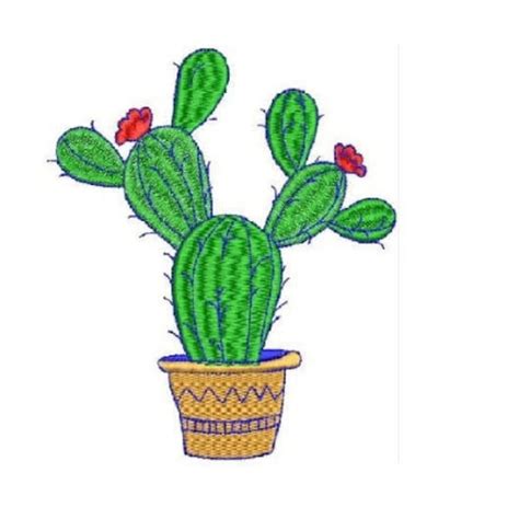 Cactus Embroidery - Etsy