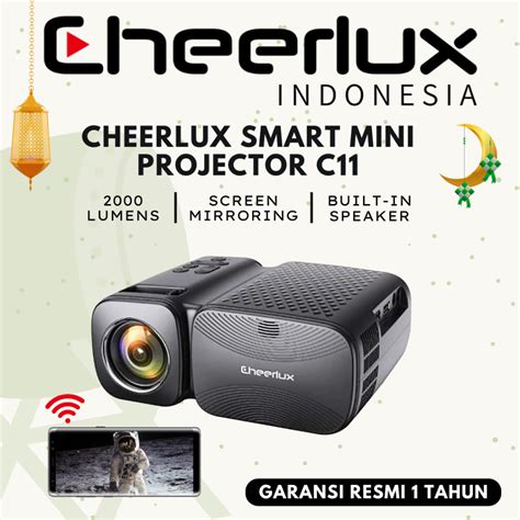 Jual Proyektor Cheerlux C Basic Lumens Mini Projector Cheerlux