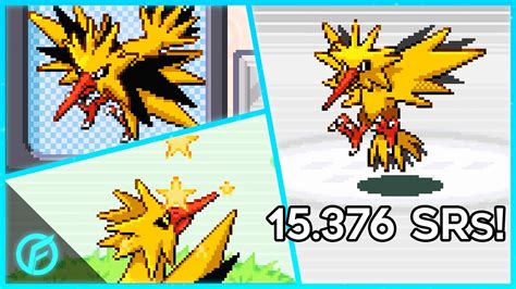 LIVE Shiny Zapdos After 15 376 SRs Pokemon Fire Red Leaf Green