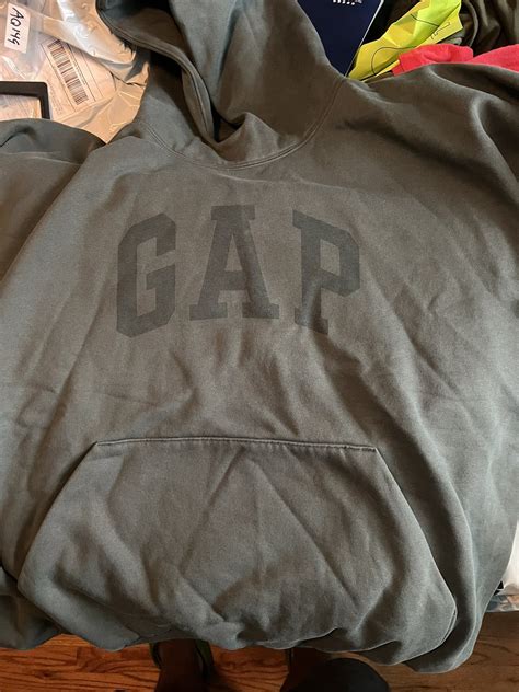 Gap × Kanye West Yeezy Gap Dove Hoodie Grailed