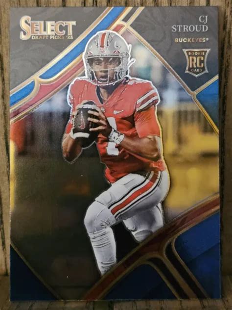 CJ STROUD 2023 Panini Select Draft Picks Niveau CHAMP RC 102 Houston