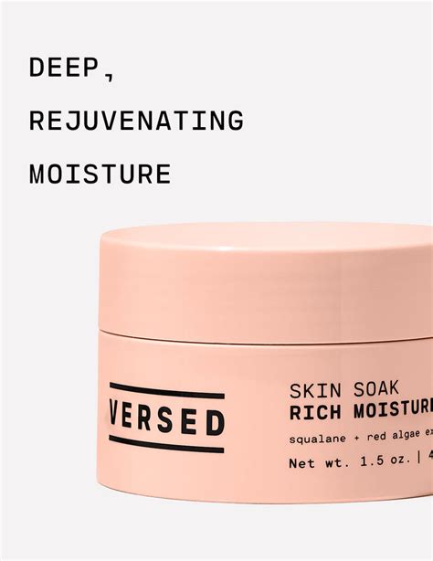 Buy Versed Skin Soak Rich Moisture Cream Online