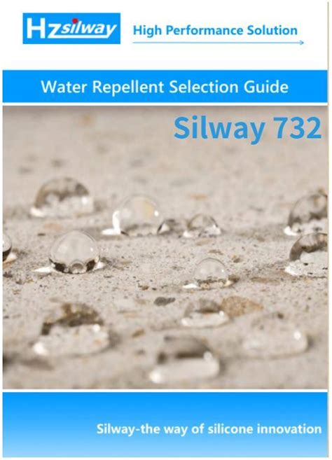 Silicone Water Repellent Silway For Metal Waterproof China