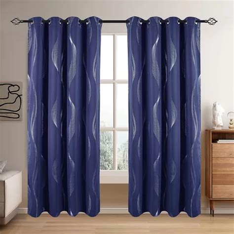 Cortina Blackout Para Ventana Decorativas 132x214cm 2pzs Envío Gratis