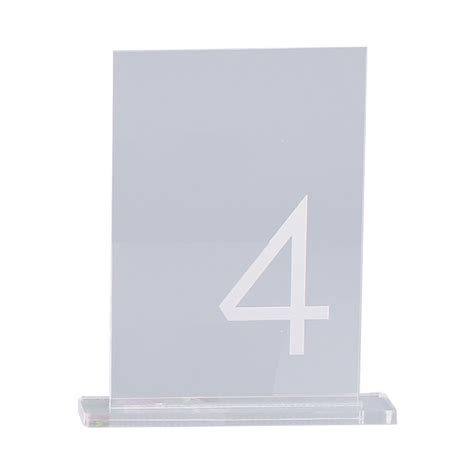 Acrylic Table Numbers | Luxury Event Design & Decor for Colorado Events