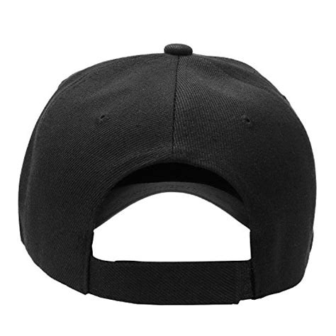 Falari Pack Wholesale Plain Baseball Cap Adjustable Size Solid Color