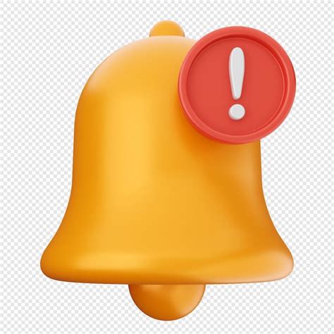 Premium Psd D Notification Icon Bell Alert Reminder