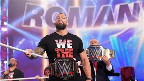 Wwe Current Champion Reacts To Roman Reigns Reaching Another