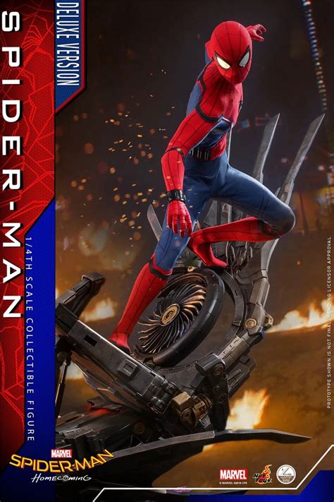 Action Figure Homem Aranha Spider Man Classic Suit Marvel Spider Man PS4 Escala 1 6 Hot Toys