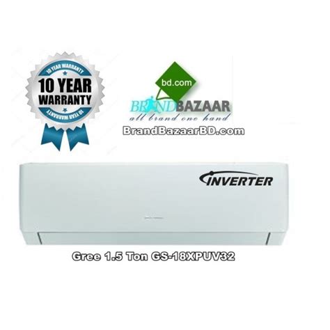 Gree Gs 18xpuv32 1 5 Ton 18000 Btu Inverter Air Conditioner