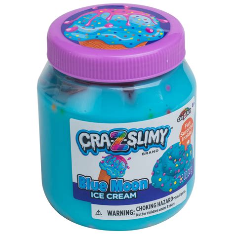 Cra Z Art Cra Z Slimy Blue Moon Ice Cream Surprise Slime Jar Child