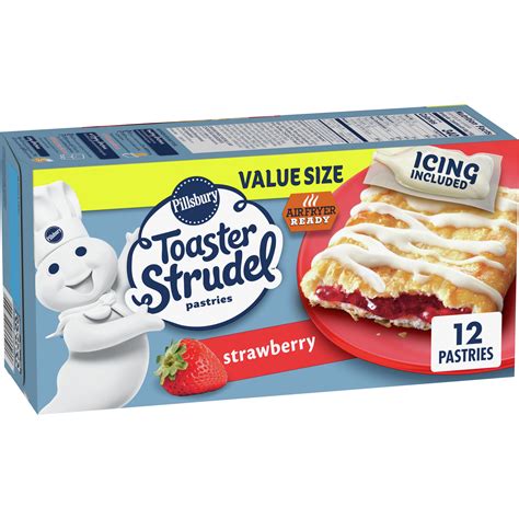 Pillsbury Toaster Strudel Pastries Strawberry 12 Ct 23 4 Oz