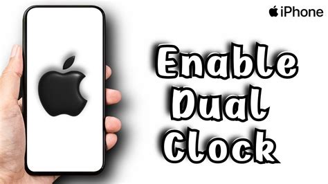 How To Enable Dual Clock On Any IPhone Lockscreen IOS 17 YouTube