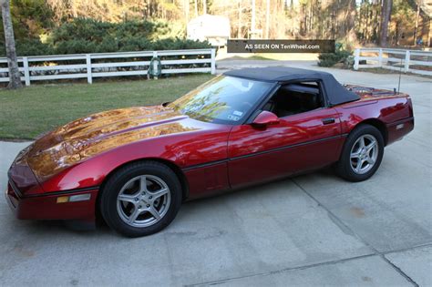 1990 Chevrolet Corvette Base Convertible 2 Door 5 7l