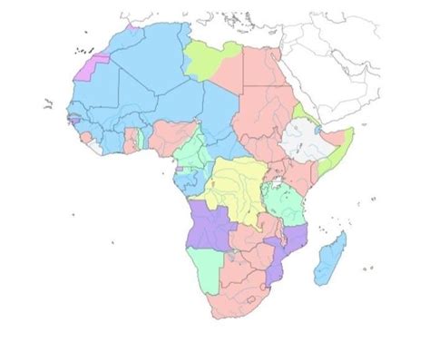 El Reparto De Africa Sudafrica Realizar Un Cuadro Brainly Lat