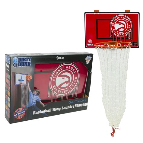 Wholesale Atlanta Hawks Basketball Hoop Laundry Hamper Red