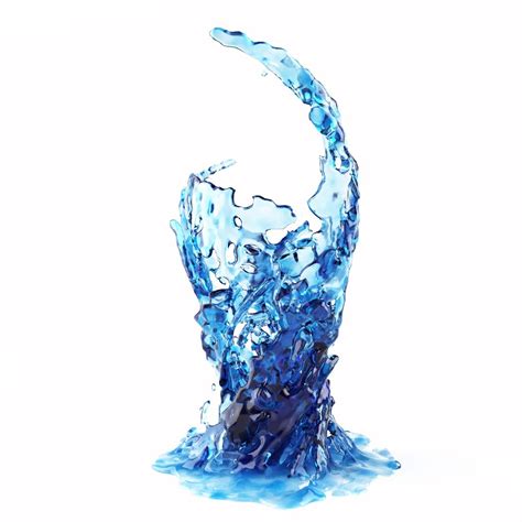 Splash 6 3d Model 10 Unknown Fbx Max Obj Stl Free3d