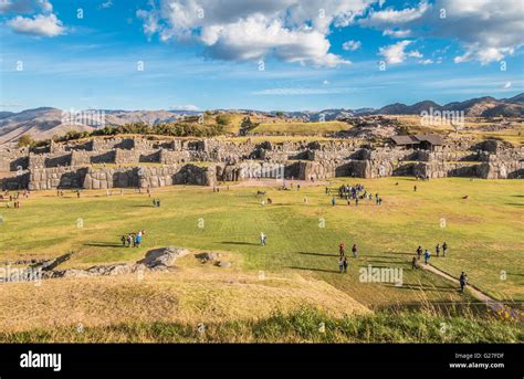 Sacsayhuaman Inca ruins, Peru Stock Photo - Alamy