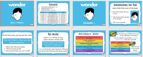 Wonder Part 1 Teaching Resources