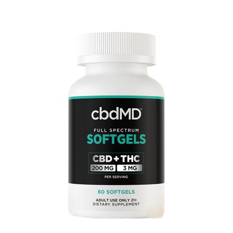 Full Spectrum Cbd Thc Capsules Cbdmd