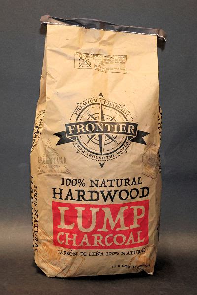 Review Of Frontier Hardwood Lump Charcoal Naked Whiz Ceramic