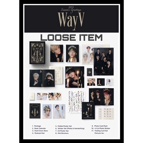 READYSTOCK WAYV 2023 SEASON S GREETING LOOSE ITEM Shopee Malaysia