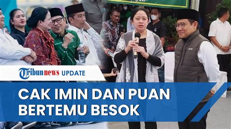 Usai Digoda PDIP Cak Imin Puan Dijadwalkan Makan Siang Bareng Bahas