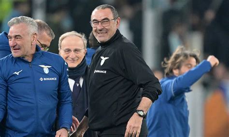 Lazio Juventus 2 1 Sarri Sempre più consapevoli dei nostri mezzi ma