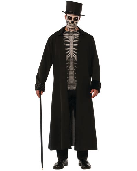 Men's Undead Skeleton Mobster Costume