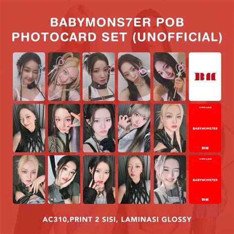 Yg Replika Set Replica Babymonster Babymons Er Pob Weverse Tag