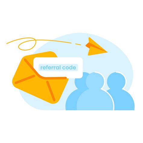 Share Refer A Friend Referral Program Concept Illustration Flat