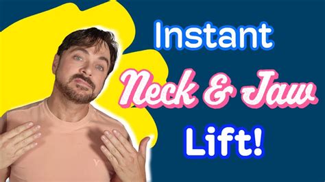 Easy Face Lifting Exercise To Lift Neck And Chin Chris Gibson Youtube