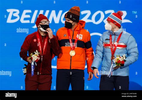 2022 Juegos Olímpicos de Beijing Ceremonia de la Victoria Patinaje