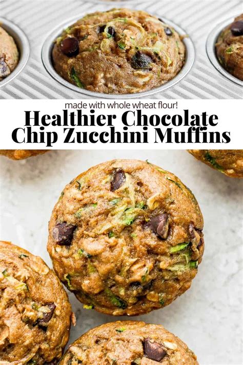 Zucchini Chocolate Chip Muffins Artofit