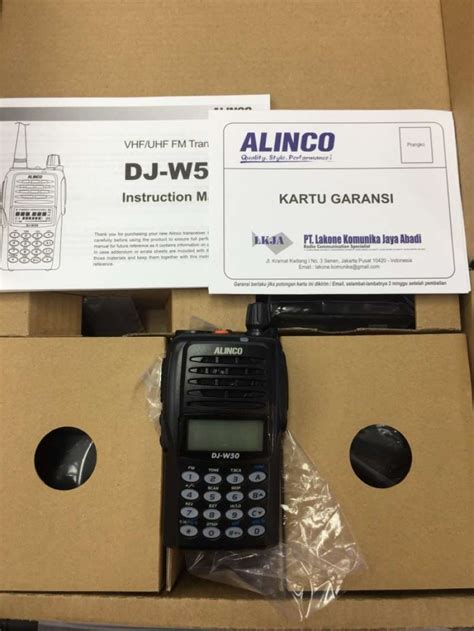 Promo Ht Alinco Dj W Dual Band Fm Transceiver Diskon Di Seller Pt