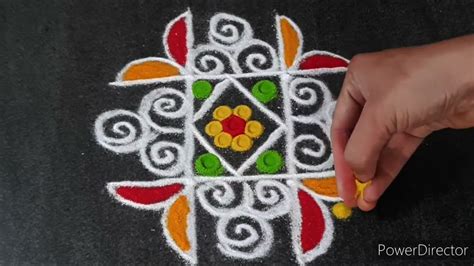 उद्या नक्की काढा हीच सोप्पी सुंदर रांगोळी Beautiful Daily Rangoli Design Youtube